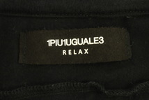 【中古】 1PIU1UGUALE3 RELAX メンズTシャツ XXL Tシャツ 1PIU1UGUALE3 RELAX XXL 黒 ブラック プリント_画像3
