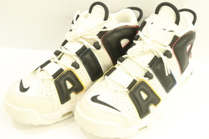 【中古】 NIKE メンズスニーカー 26cm Air More Uptempo 96 Trading Cards NIKE 26cm 白 ホワイト ロゴ