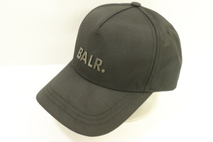 【中古】 BALR. メンズキャップ - CLASSIC OXFORD CAP BLACK BALR. - 黒 ブラック ロゴ