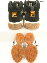 【中古】 FILA メンズスニーカー 29 MASHBURN FILA 29 黒 ブラック カーキ 迷彩 カモフラージュ_画像2