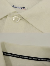 【中古】 - メンズポロシャツ 6 Short Sleeve Knit Polo - 6 白 ホワイト 紺 ネイビー ワッペン_画像3