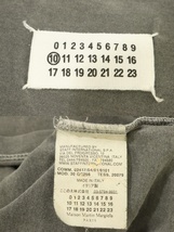 【中古】 Maison Margiela メンズロンT 46 10 Vネック カットソー Maison Margiela 46 グレー 灰 無地_画像4