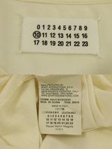 【中古】 Maison Margiela メンズロンT 46 10 Vネックカットソー Maison Margiela 46 アイボリー 無地_画像3