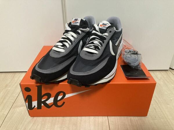 NIKE × sacai LD Waffle Black 26.0cm ナイキ サカイ ワッフル ブラック 中古