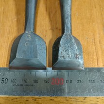 追入鑿 左助弘 寸0,寸2　検】 鑿 のみ ノミ 大工 大工道具 職人 DIY chisel_画像2