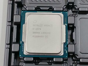 Intel Xeon E-2378 2.6GHz 8コア プロセッサー 8C/16T 8GT/s 16M キャッシュ Turbo (65W) 3200 MT/s FCLGA1200 残1