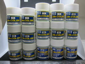 MR.HOBBY Mr.COLOR ホワイト系カラー １５本セット プラモデル用塗料
