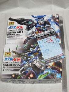BANDAI Bandai 1/144 1:144 HG01 Gundam AGE-1 обычный HG27 Gundam AGE-FX Gundam переводная картинка AGE универсальный ① gun pra пластиковая модель 