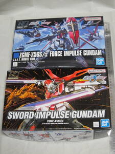 BANDAI Bandai 1/144 1:144 HGCE force Impulse Gundam HG GUNDAM SEED 21so-do Impulse Gundam set gun pra plastic model 