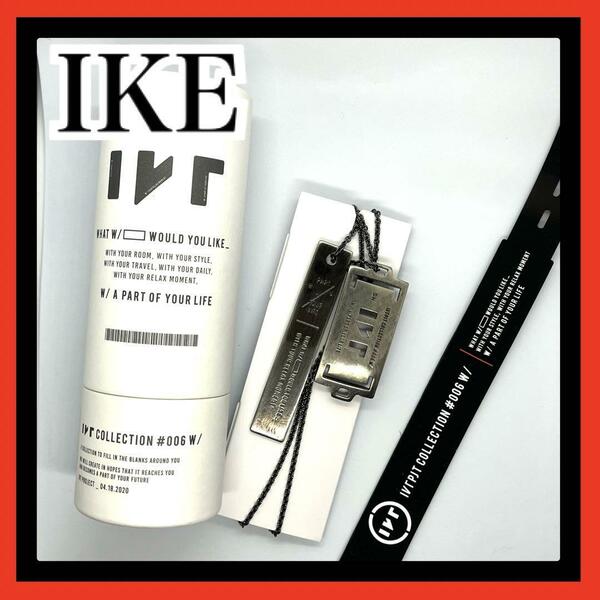 IKE Project アイケーイー ナンバリングネックレス ラバーブレスレット 数量限定 LIMITED ACCESSORIES SET SILVER × BLACK SILICON BAND