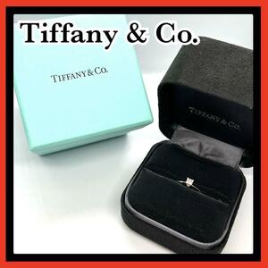 Tiffany&Co. ティファニー ハーモニー 10号 ダイヤモンドリング 結婚指輪 婚約指輪 エンゲージリング 私的刻印なし 鑑別書付き