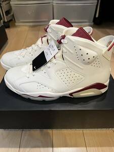 NIKE AIR JORDAN 6 ”MAROON” ナイキ エアジョーダン 6 “マルーン” 29cm US11 新品未使用 正規取扱品