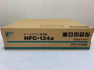 R134a ダイキン クーラーガス エアコンガス HFC-134a 200g×30本 1ケース送料込み15,500円～ カーエアコン 在庫有！