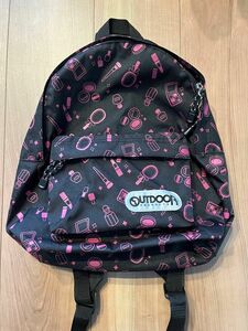 【美品】OUTDOOR リュックサック バックパック キッズ　子供用　メイク柄