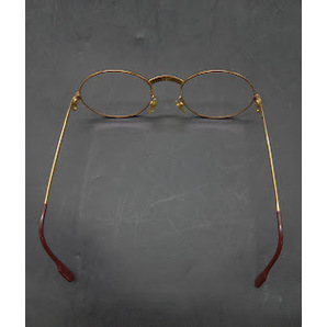 ▽ 【303】 カルティエ トリニティ メガネ / Cartier アイウェア Eyewear 眼鏡 オーバル フレーム 伊達 伊達メガネ ゴールドの画像3