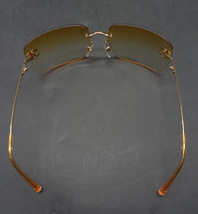 ▽ 【332】 シャネル サングラス 4017-D / CHANEL アイウェア Eyewear 眼鏡 スクエア リムレス ツーポイント ココマーク_画像2