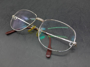 ▽ 【305】 カルティエ トリニティ メガネ / Cartier アイウェア Eyewear 眼鏡 パリ？ フレーム 伊達 伊達メガネ シルバー