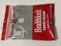 Healthknit ヘルスニット 半袖 Tシャツ Lサイズ 2枚組 グレー 展示未使用品_画像1
