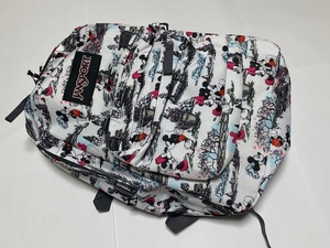 Disney ディズニー JANSPORT ジャンスポーツ ミッキーマウス ミニーマウス デザイン デイパック リュック 展示未使用品 ②