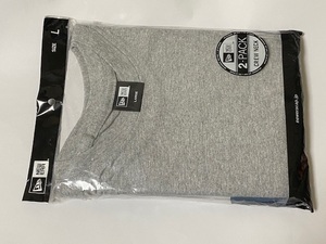 NEW ERA ニューエラ 半袖 Tシャツ グレー Lサイズ 2枚組 展示未使用品