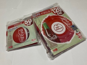 Coca-Cola コカ・コーラ 浮輪 うきわ + ビーチボール Beach Ball 展示未使用品