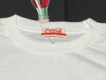 コカ・コーラ Coca-Cola Tシャツ XLサイズ ホワイト 展示未使用品_画像3
