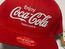 Coca-Cola コカ・コーラ CAP キャップ 帽子 レッド 展示未使用品_画像2