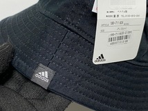 アディダス adidas 吸湿速乾 HAT ハット キャップ 帽子 ブラック 展示未使用品_画像5