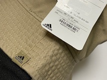 アディダス adidas 吸湿速乾 HAT ハット キャップ 帽子 サンド 展示未使用品_画像7