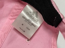 アディダス adidas 吸湿速乾 ADJUSTABLE CAP ローキャップ 帽子 ピンク ② 展示未使用品_画像8