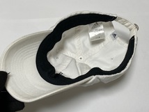 アディダス adidas 吸湿速乾 ADJUSTABLE CAP ローキャップ 帽子 ホワイト 展示未使用品_画像7