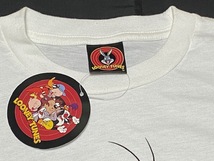 ルーニー・テューンズ Looney Tune トゥイーティー Tweety Bird Tシャツ Lサイズ ホワイト 展示未使用品　_画像3