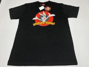 ルーニー・テューンズ Looney Tune バッグス・バニー Bugs Bunny Tシャツ Mサイズ ブラック 展示未使用品　