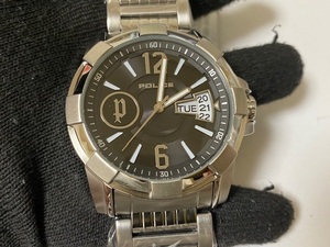 ポリス POLICE スカウト メンズ PL12221JS-02M 腕時計 展示未使用品　電池交換済