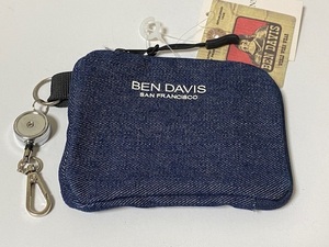 BEN DAVIS ベンデイビス コインケース 小銭入れ リールチェーン付 展示未使用