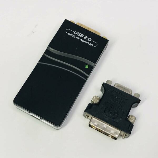 ★送料無料★匿名配送★USB 2.0 Graphic Adapter (black) DISPLAY ADAPTER グラフィックアダプタ ディスプレイアダプタ