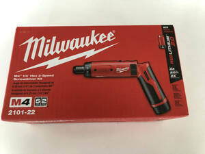 新品　Milwaukee 2101-22 M4 1/4 六角ドライバーキット　ミルウォーキー　 送料無料