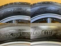 No.589　ワタナベ　WATANABE　RS8　RS-8　16インチ　6.5J　PCD114.3　タイヤ付き　205/50Ｒ16　160サイズｘ4本_画像8