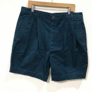 ◇90’s ドッカーズ DOCKERS ショートパンツ ハーフパンツ USA製 W38 ビッグサイズ チノ グリーン リーバイス