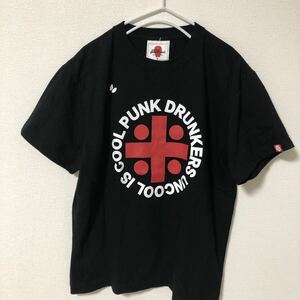 ◇パンクドランカーズ PUNK DRUNKERS 2023SPRING COLLECTION お米の人 半袖Ｔシャツ ブラック Mサイズ