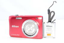 Nikon ニコン COOLPIX S2900 コンパクトデジタルカメラ レッド　 _画像1
