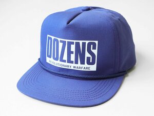 RATS ◆ SOUVENIR CAP [DOZENS BOX LOGO] 青紫 ロープ装飾 スナップバック キャップ 帽子 ラッツ (21’-RA0313) ◆D-3