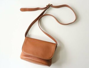 COACH *オールド コーチ ◆ レザー ショルダーバッグ 茶 ブラウン K5M-4903 ソノマコレクション ◆DF18