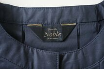 spick&span noble ◆ ショート丈 ノースリーブ ブラウス ネイビー タック Aライン スピック＆スパン ノーブル◆DF18_画像5