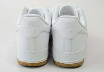 美品★ NIKE ナイキ ◆ AIR FORCE 1 '07 WHITE GUM (DJ2739-100) 白 26cm スニーカー 靴 ◆ZZ2_画像4