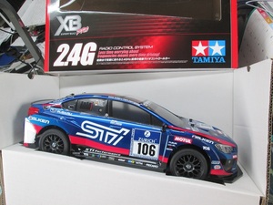 1/10　タミヤXBモデル SUBARU WRX STI NBRチャレンジ(TT-02シャーシ)　未使用　未走行