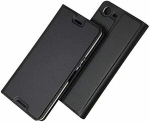 Xperia Ace ケース SONYXperiaAce_ブラック 手帳型 SO-02L 手帳 ソニー SONY SO02L 手帳