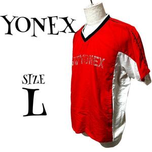 【YONEX】ヨネックス　メンズ　スポーツウェア　ピステ　半袖　Lサイズ