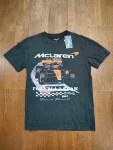 【新品未使用】アバクロ Tシャツ McLaren ブラック Sサイズ