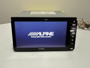 ALPINE アルパイン メモリーナビ 700W 7型 7インチ ワイド HDMI Bluetooth DVD CD カーナビ ※通電確認済※